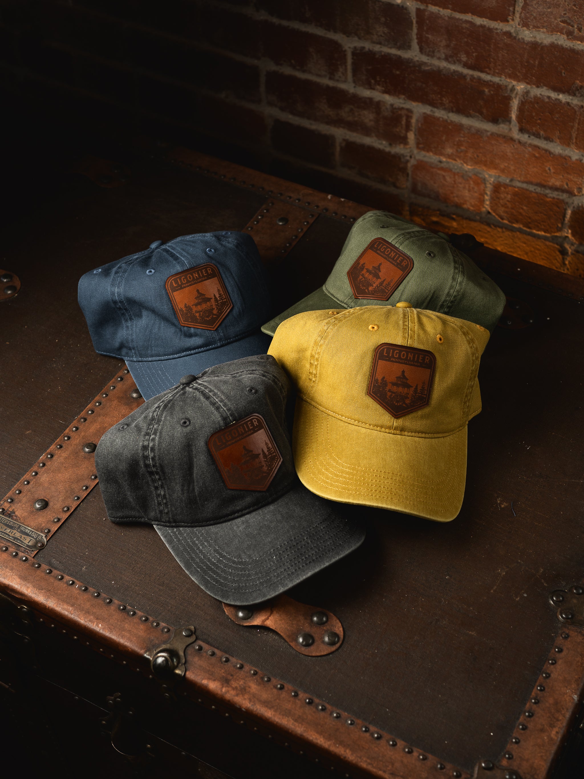 Ligonier Leather Patch Hat