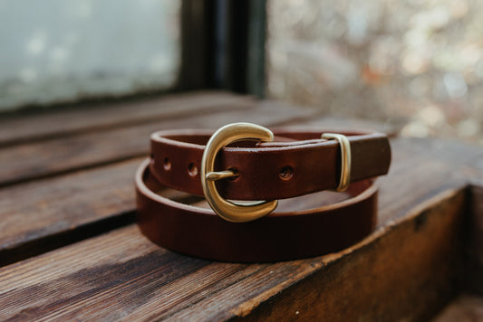 Hawkins & Co. Belt | Belt - 1 inch wide | Solid Brass