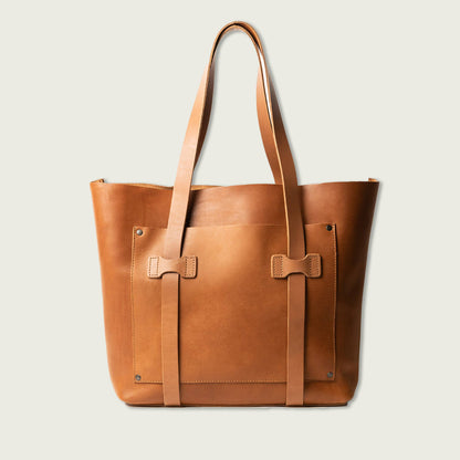 Leather Medium Tote Bag for Women