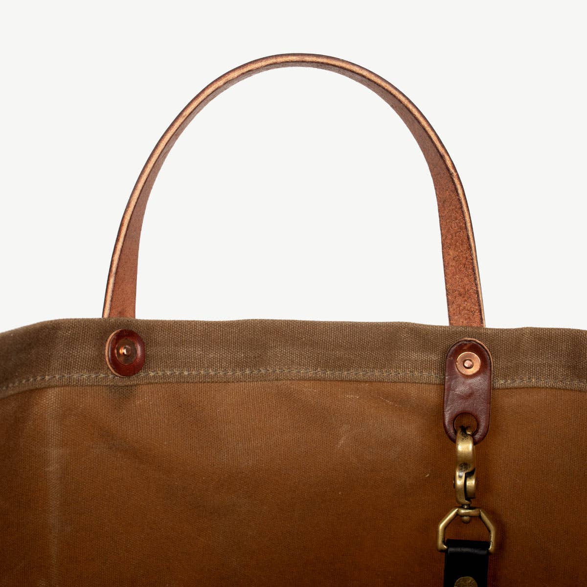 Coal Tote Bag - Waxed Brush Brown