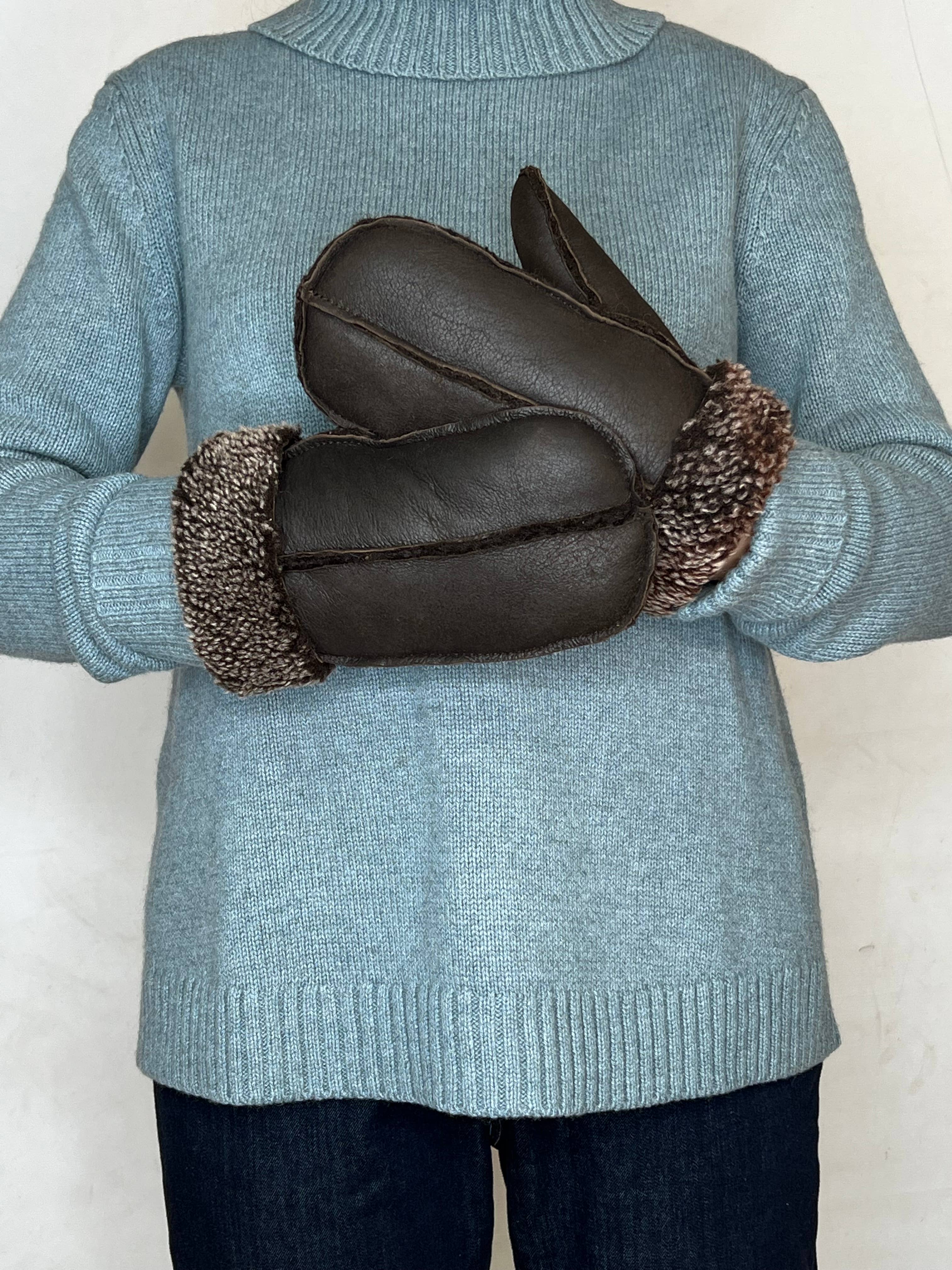 Shearling Mittens | Split Palm Sheepskin | M02 Mittens