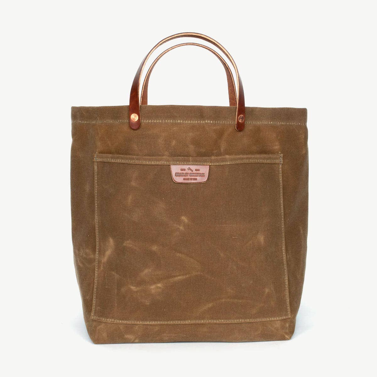 Coal Tote Bag - Waxed Brush Brown