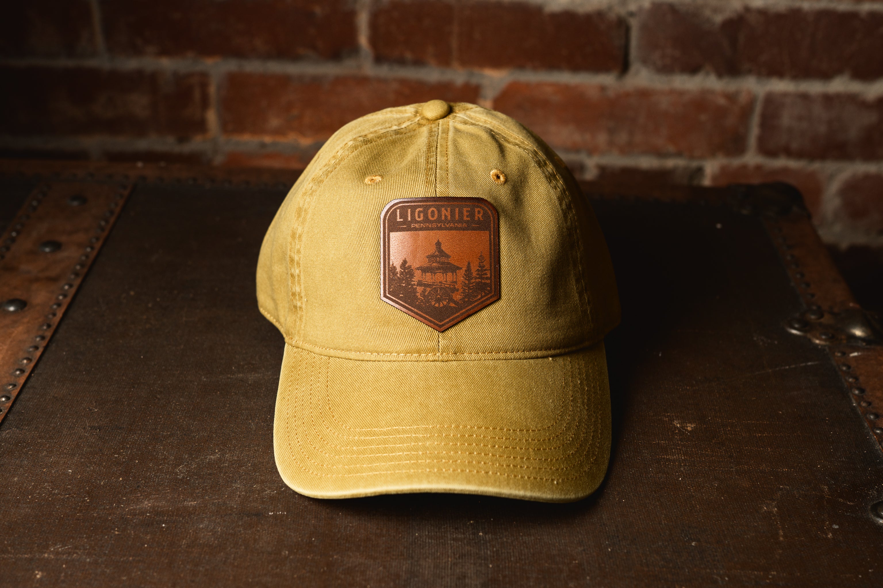 Ligonier Leather Patch Hat