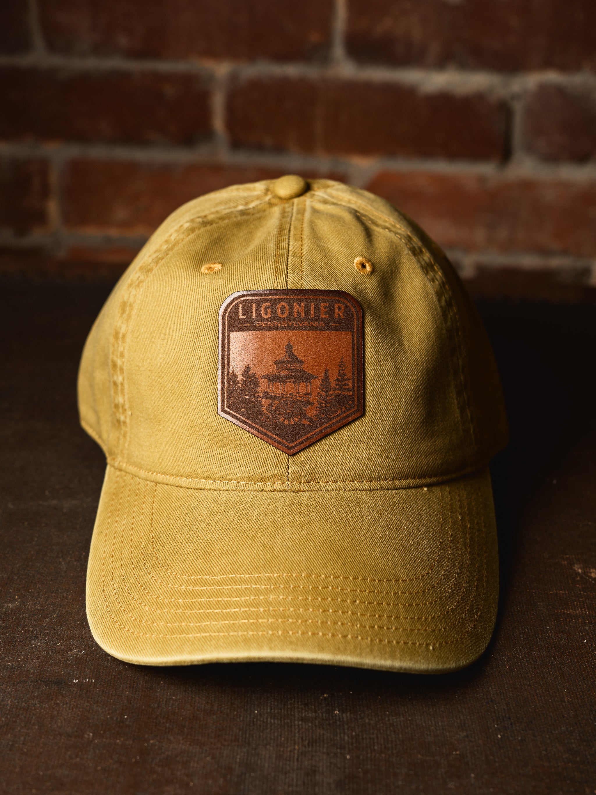 Ligonier Leather Patch Hat