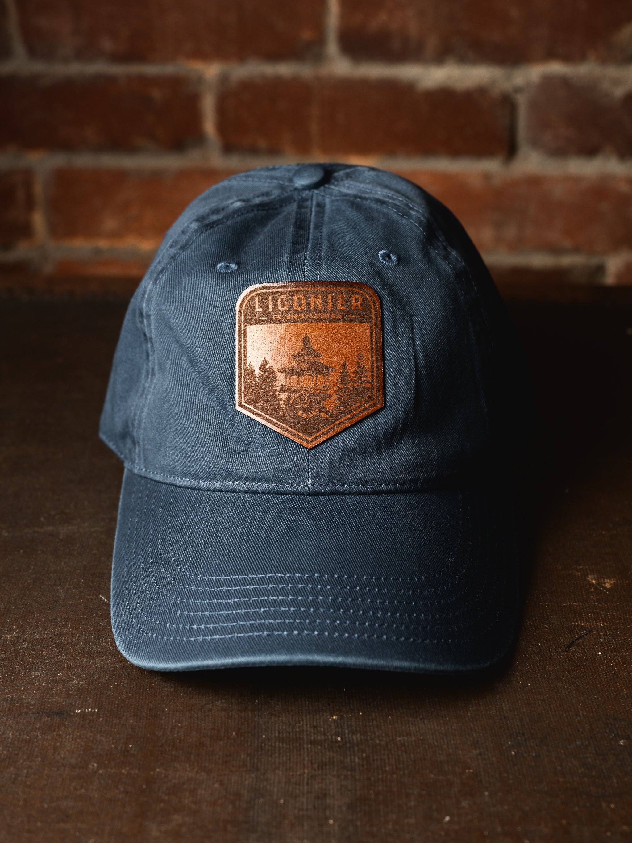 Ligonier Leather Patch Hat