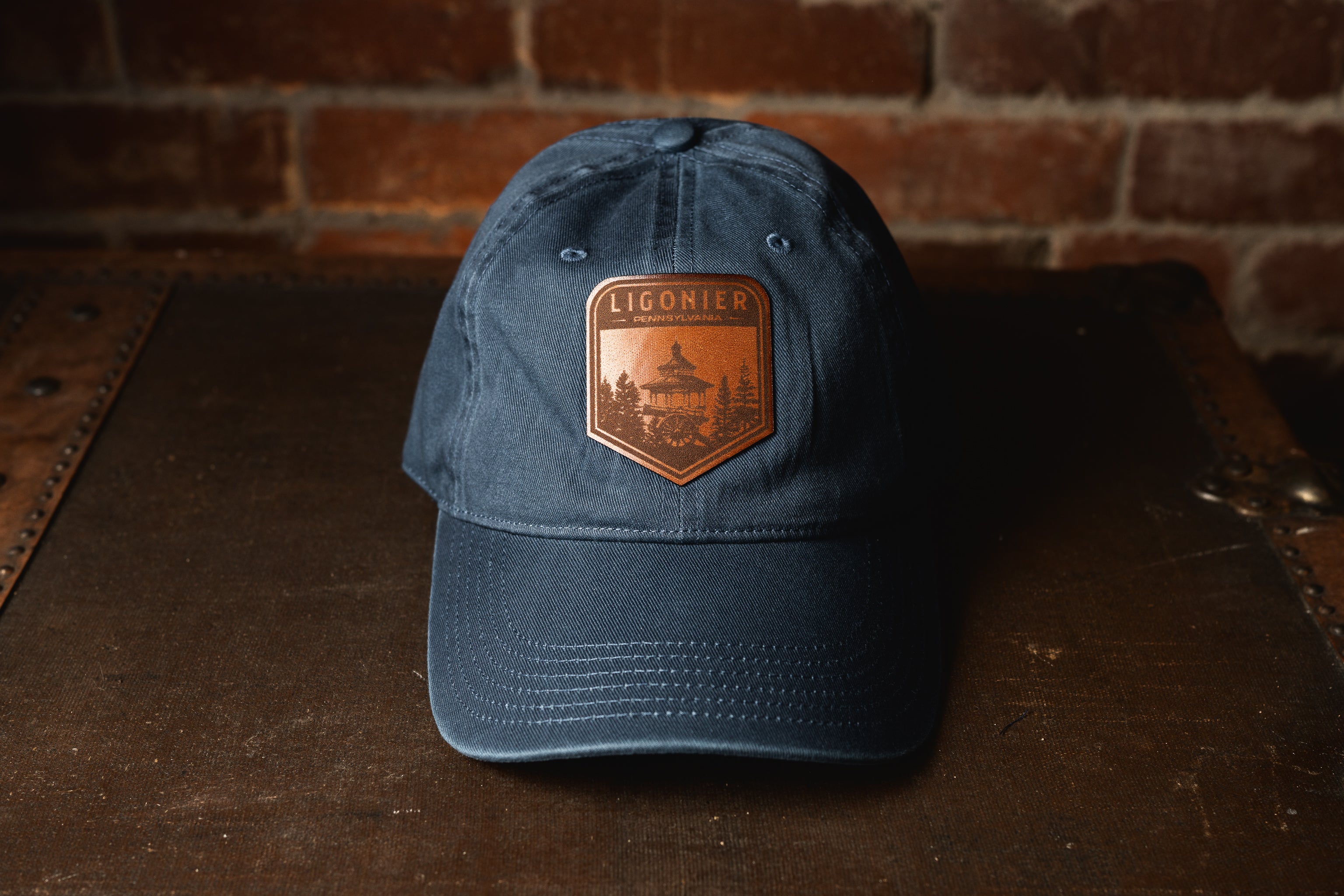 Ligonier Leather Patch Hat