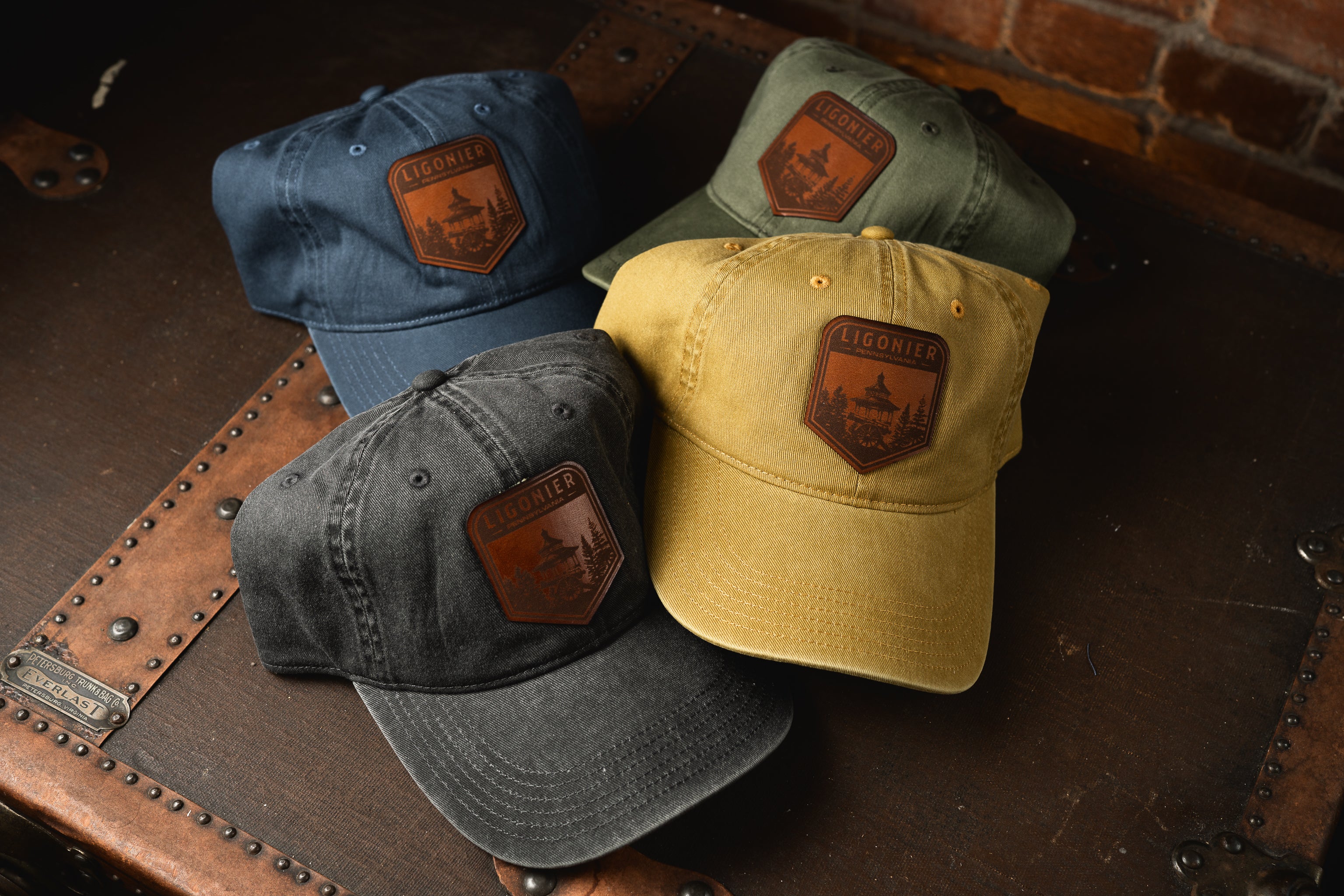 Ligonier Leather Patch Hat