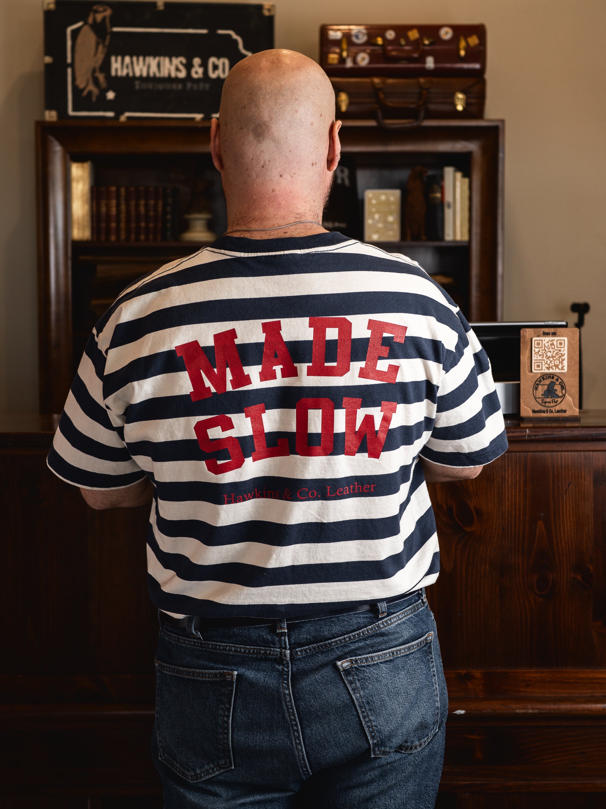 Made Slow Stripe T-Shirt