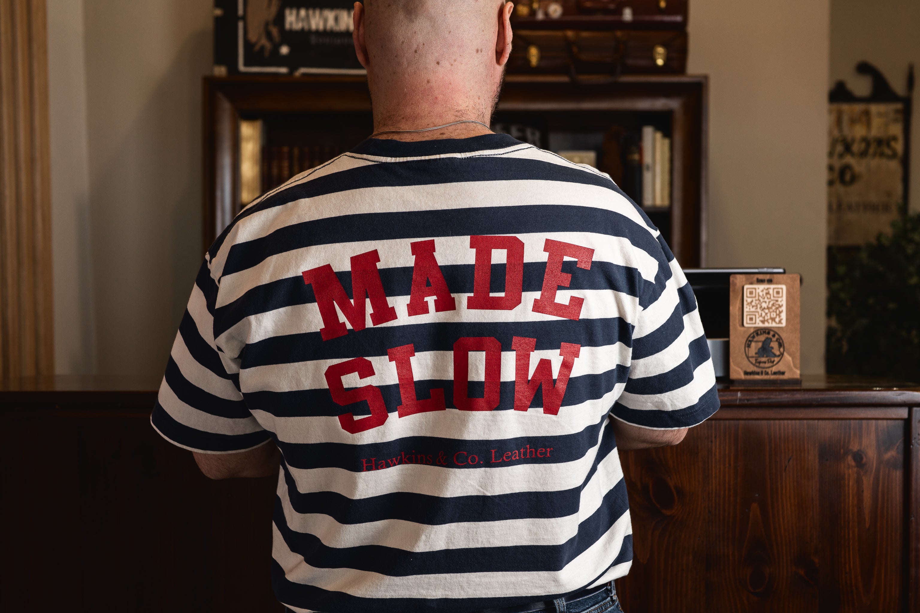 Made Slow Stripe T-Shirt