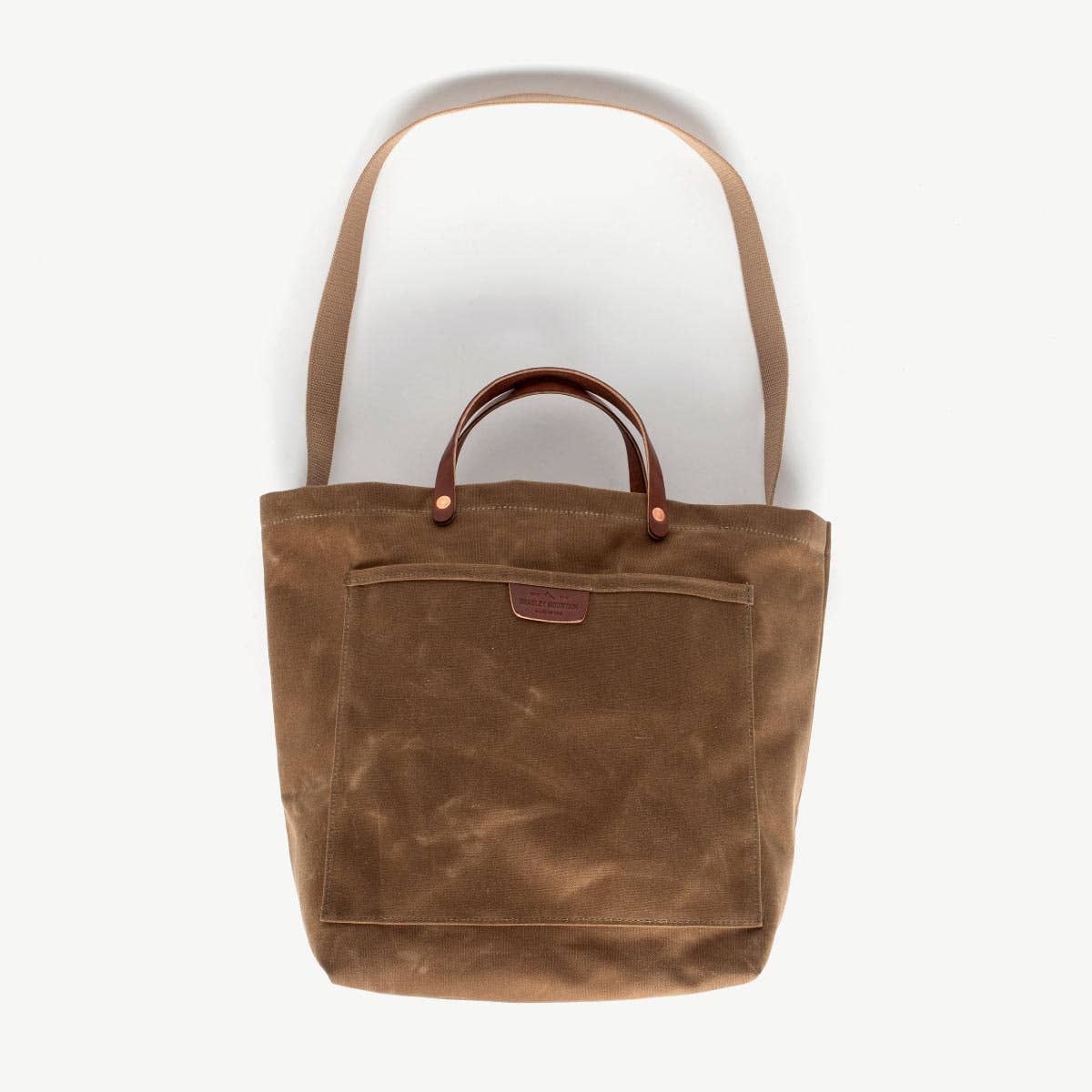 Coal Tote Bag - Waxed Brush Brown