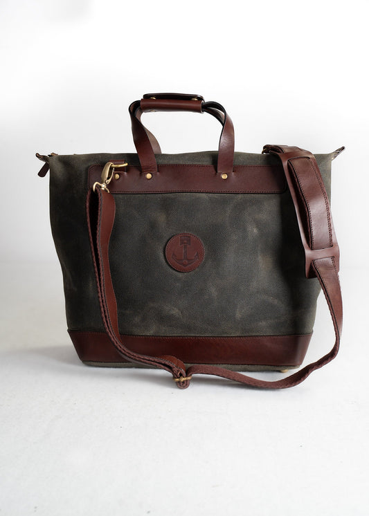 Waxed Canvas Tote Bag