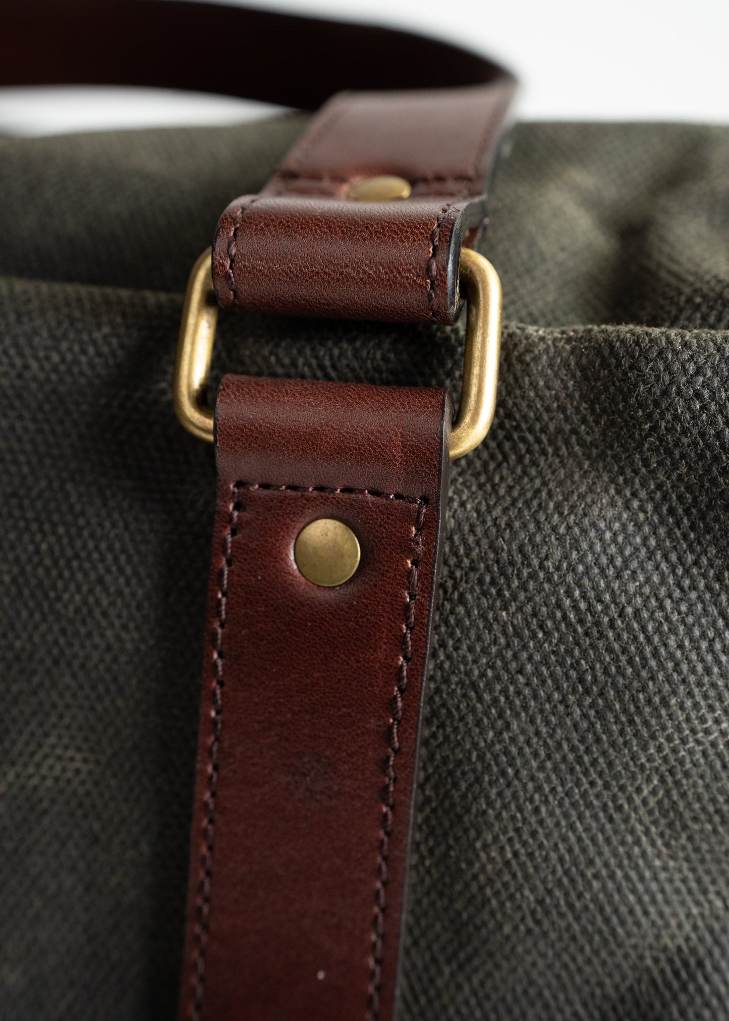 Waxed Canvas Weekender Bag