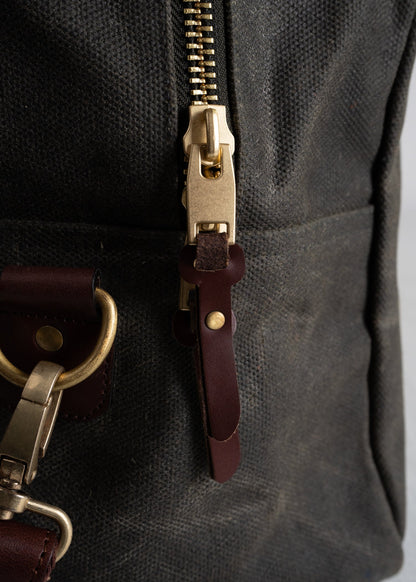 Waxed Canvas Weekender Bag