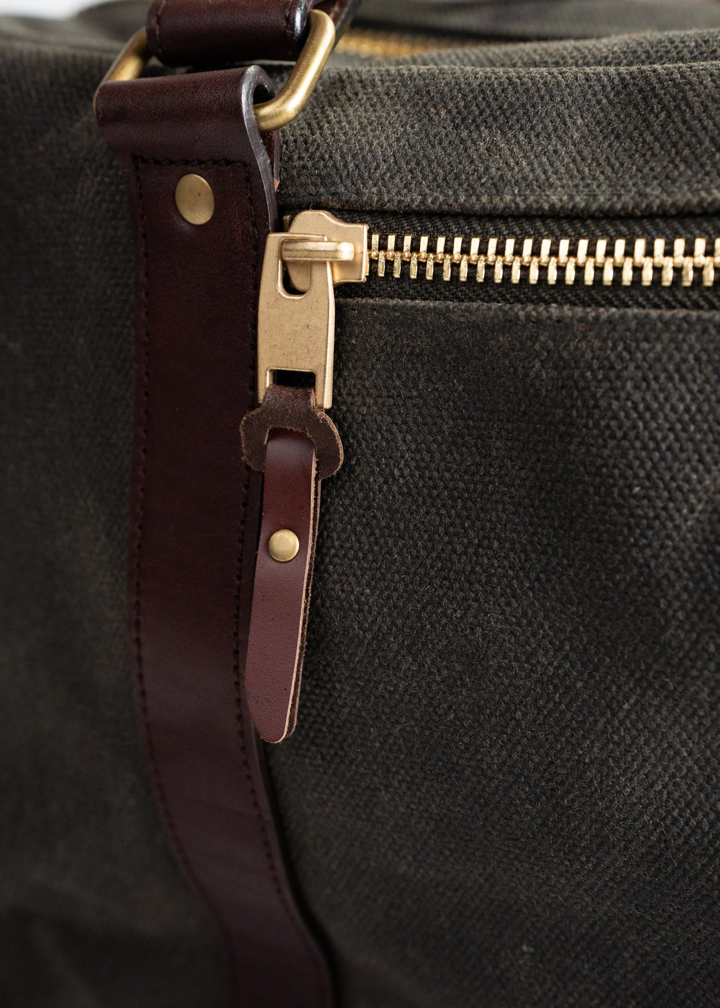 Waxed Canvas Weekender Bag