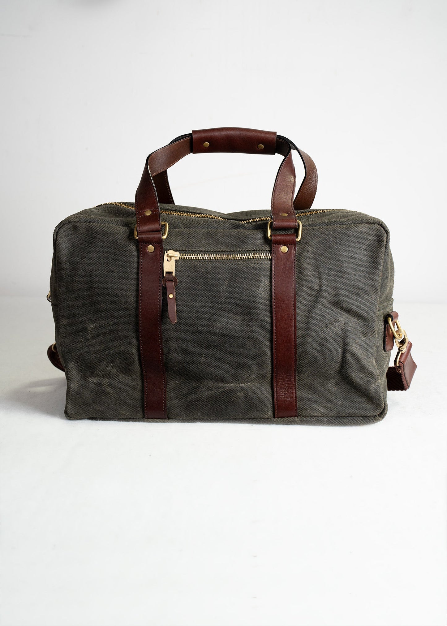 Waxed Canvas Weekender Bag