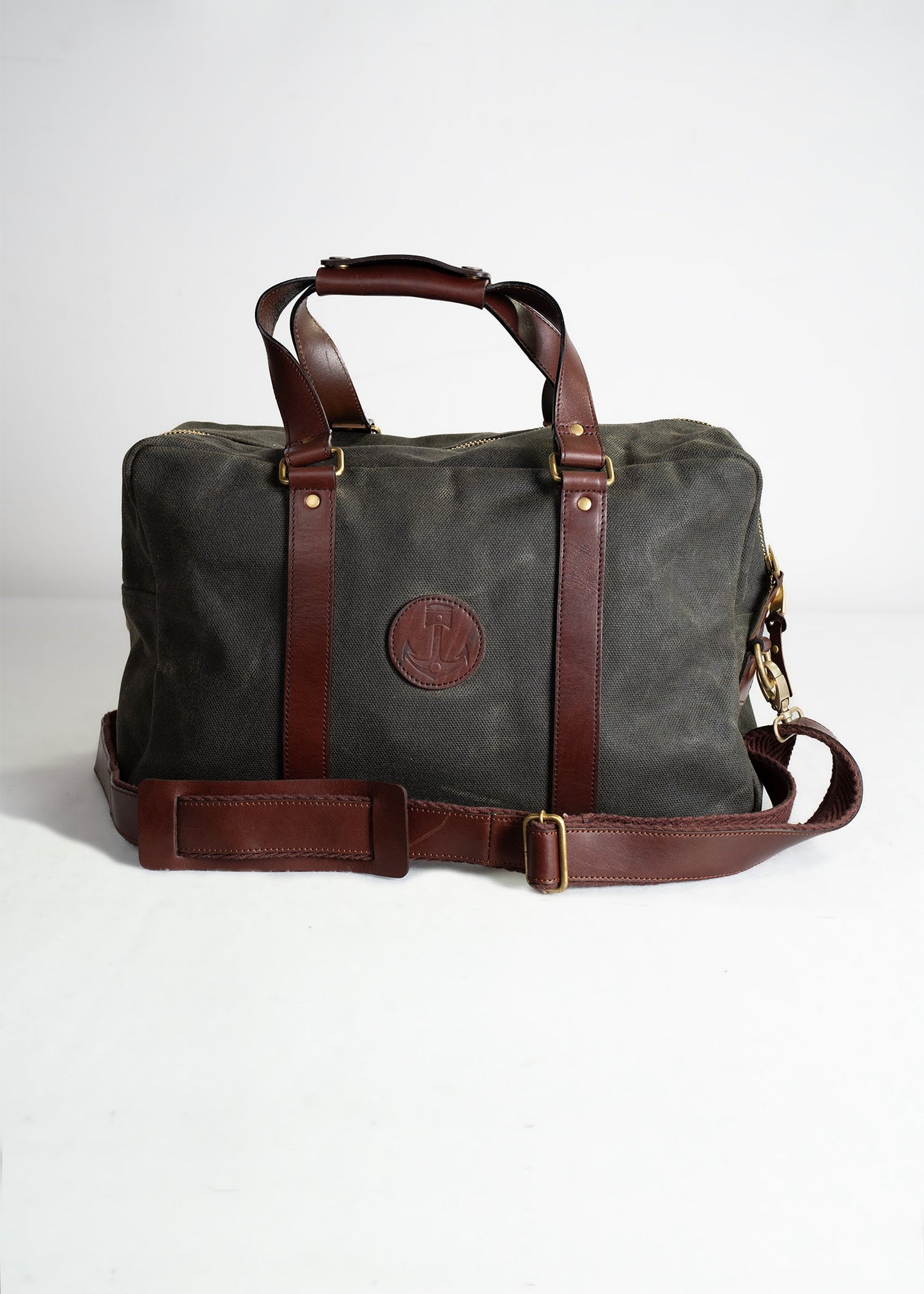 Waxed Canvas Weekender Bag
