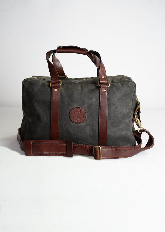 Waxed Canvas Weekender Bag