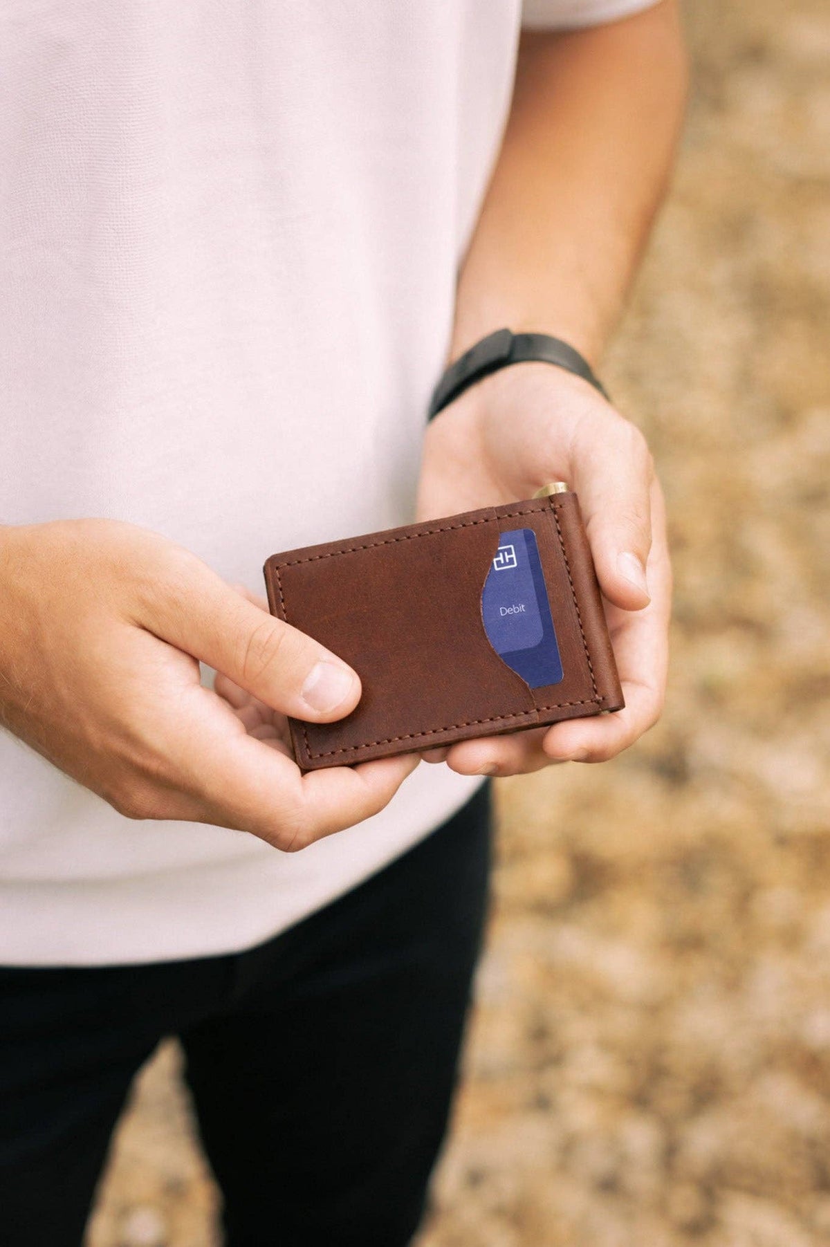 Money Clip Bifold Wallet