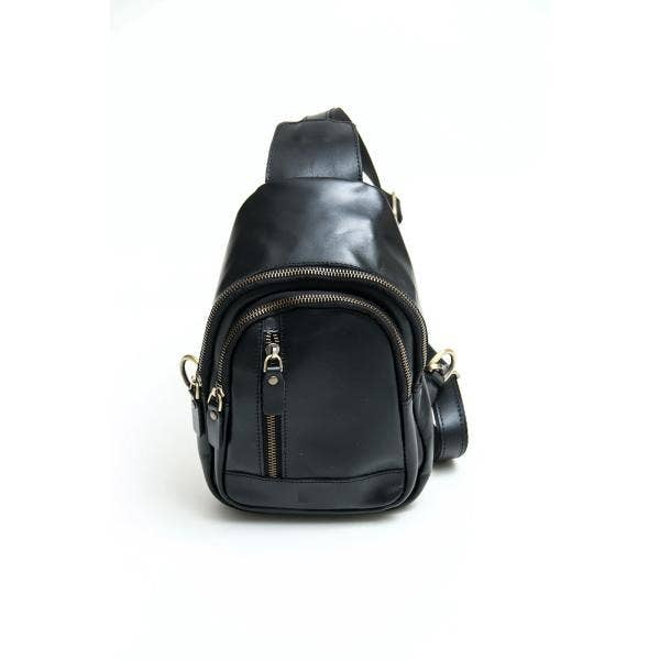 Genuine Leather Crossbody Bag, Leather Sling Bag