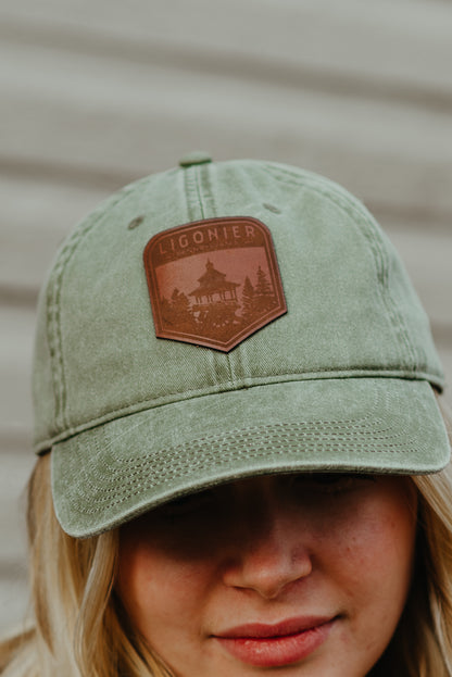 Ligonier Leather Patch Hat