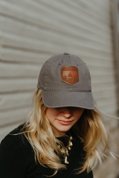 Ligonier Leather Patch Hat